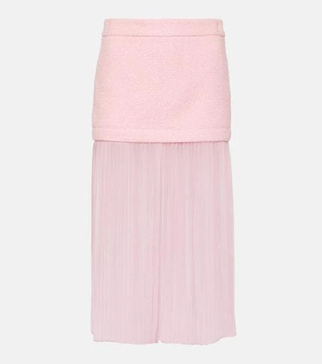 Gucci Sequined silk tweed midi skirt 1