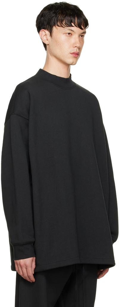 Fear of God ESSENTIALS Black Relaxed Sweatshirt