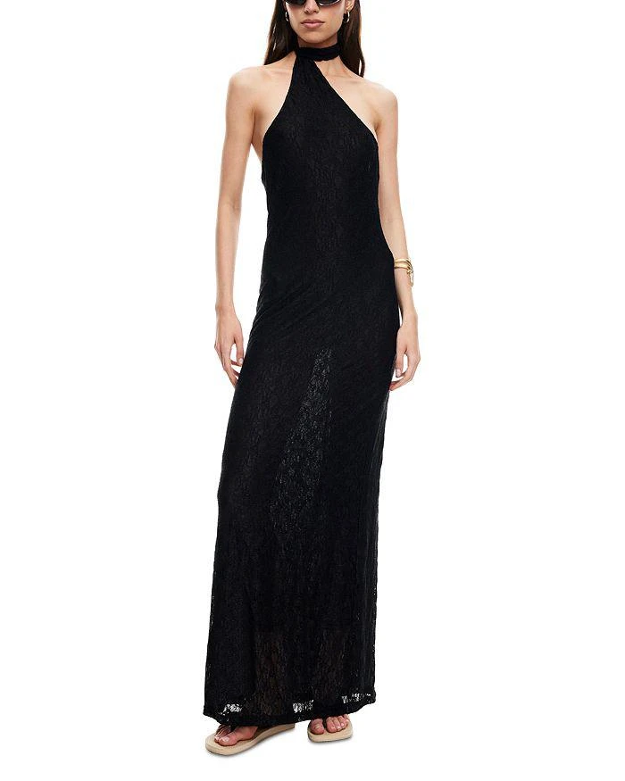 knee length dresses for ladies Lioness Field of Dreams Off-The-Shoulder Maxi Dress Msrp S / Oatmeal main image 0