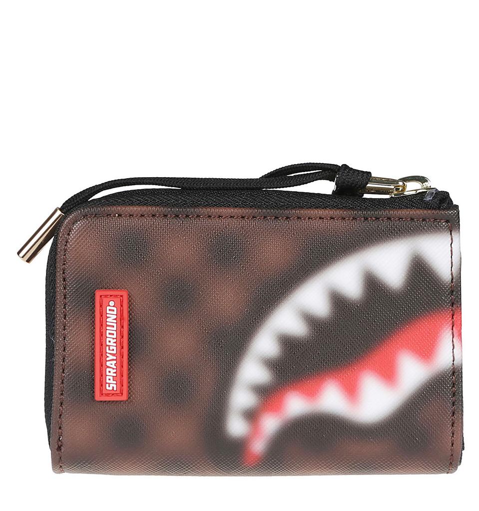 SprayGround Sprayground Shark In Paris Zipped Wallet