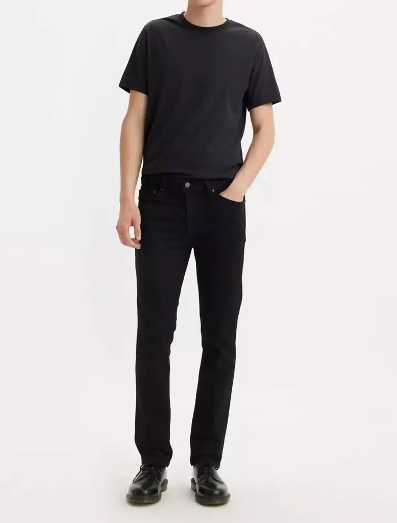 Shop Black Degraded Punk Slim Jeans on Sale at BeyondStyle – Get 