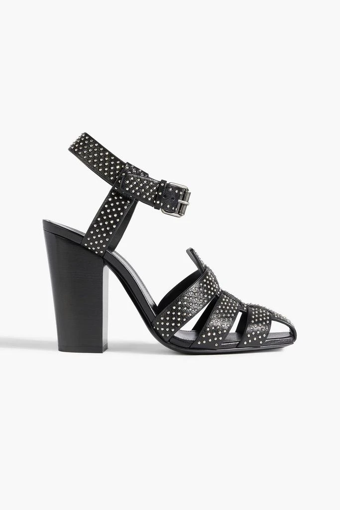 Yves Saint Laurent Oak studded leather sandals 1