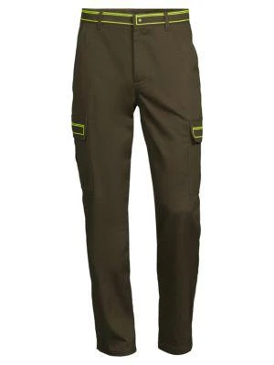 Valentino Contrast Stripe High Waist Cargo Pants 3