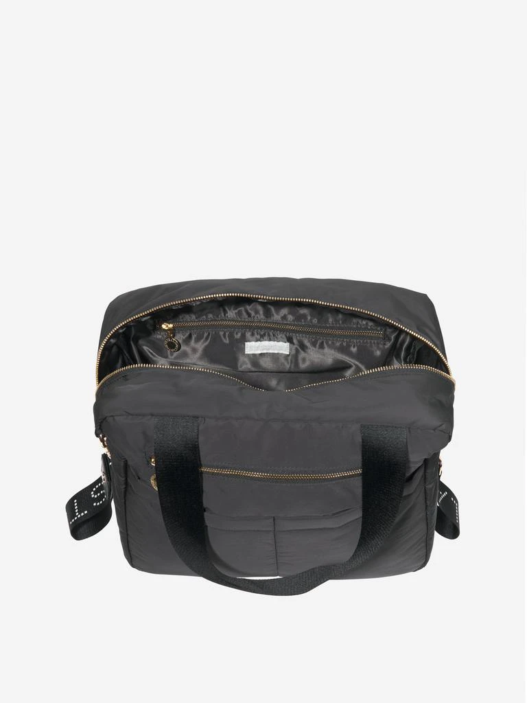 Stella McCartney Stella McCartney Baby Logo Changing Bag in Black (36cm) 5