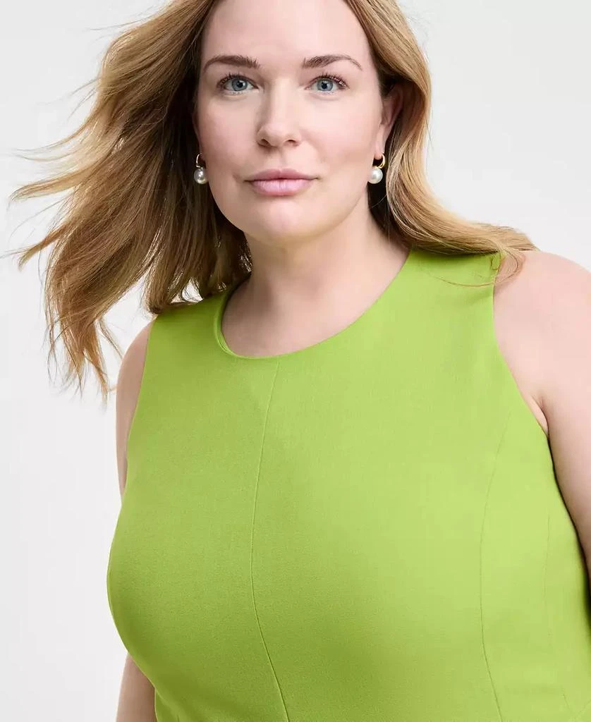 Kasper Plus Size Sleeveless Multi-Seam Sheath Dress 3