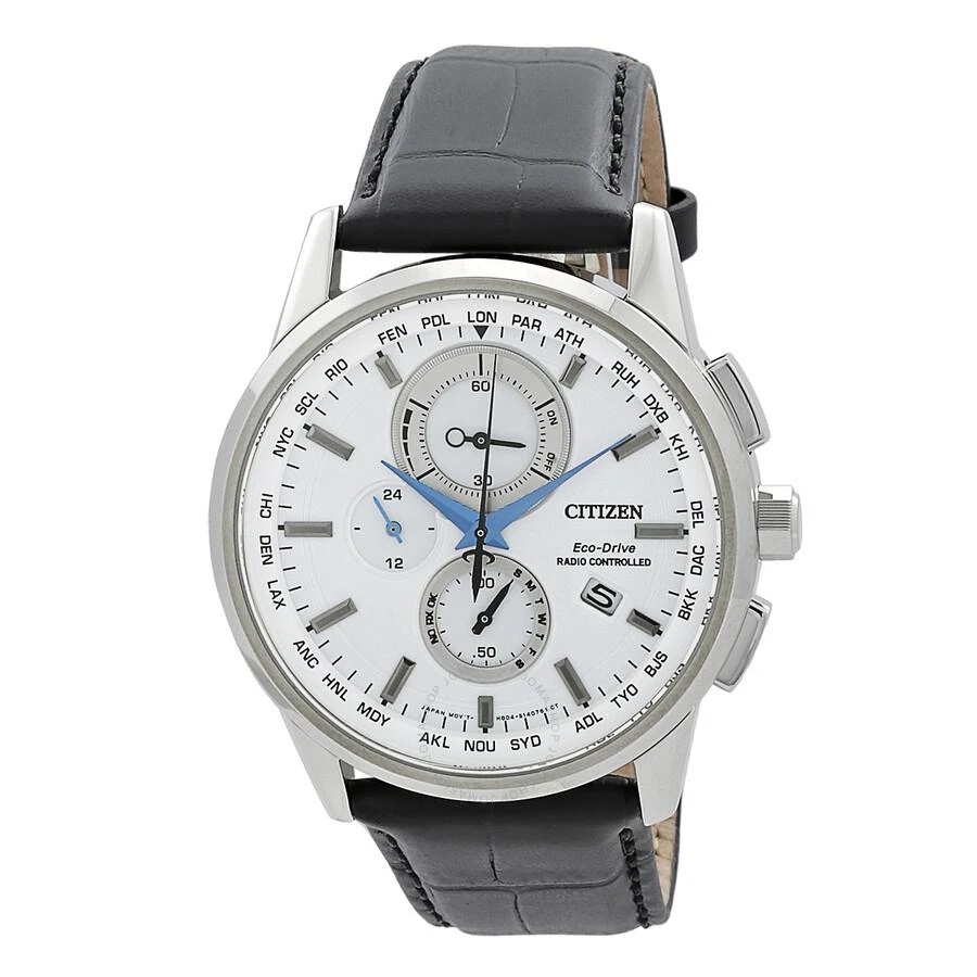 Citizen Eco-Drive Chronograph White Dial Men's Watch AT8110-11A 1