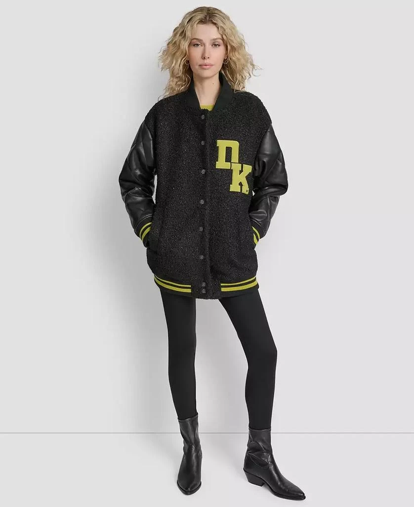 DKNY Women's Long Sleeve Button Front Jacket 8