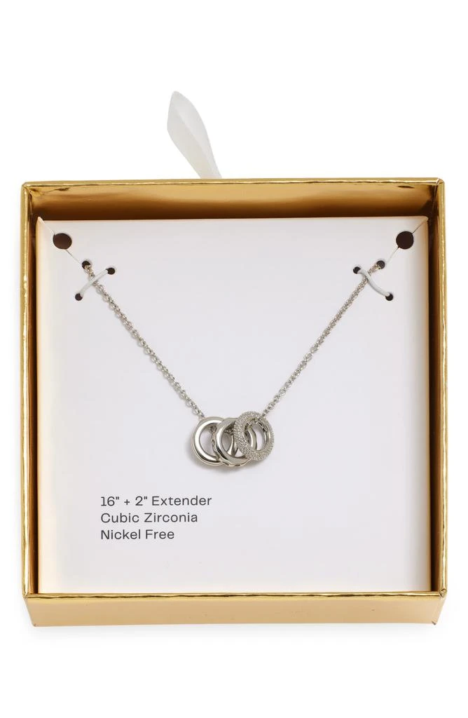 Nordstrom Ring Charm Chain Necklace 3