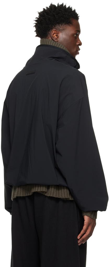 Essentials Black Half-Zip Jacket - Hoodies - BeyondStyle