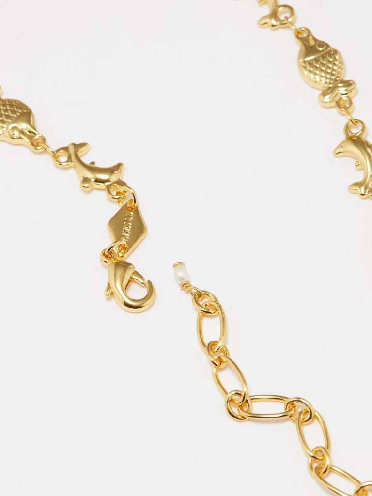 Anni Lu Summerstuff 18kt gold-plated anklet 4