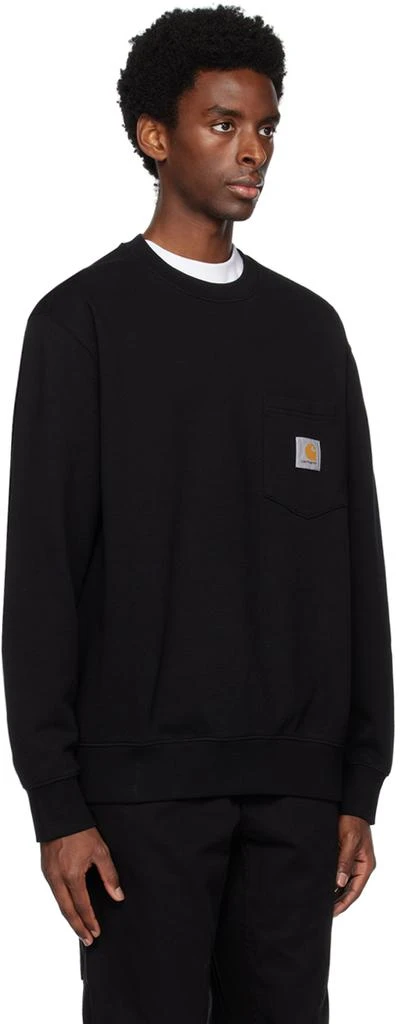 Carhartt Work In Progress Black Pocket Sweatshirt 2