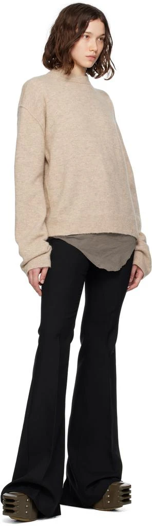 Rick Owens Black Concordians Bolan Bootcut Trousers 4