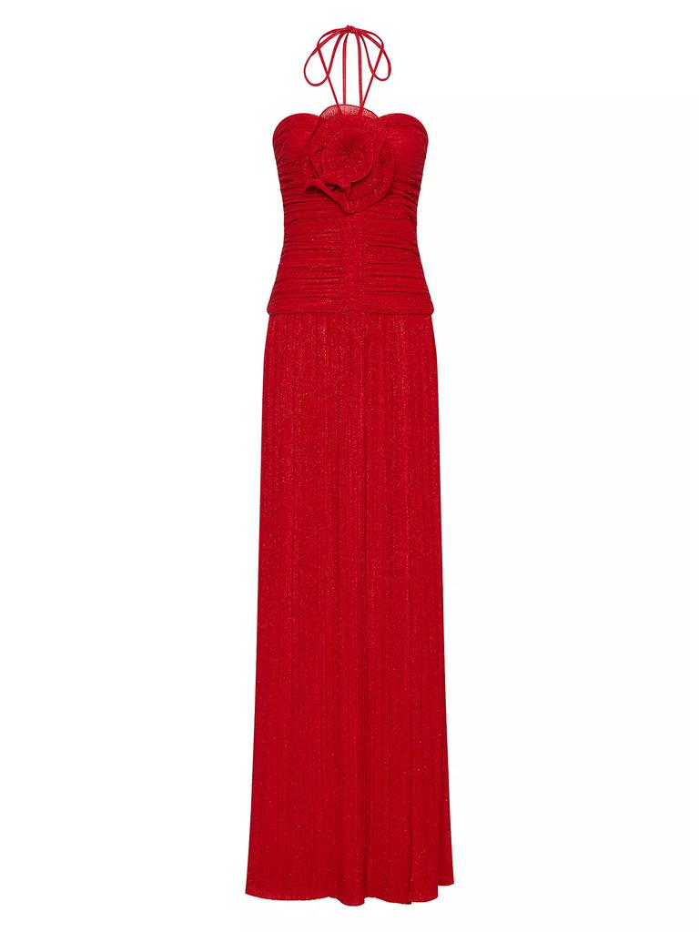 Rebecca Vallance Lumi floral-appliqué gown 10 - Dresses