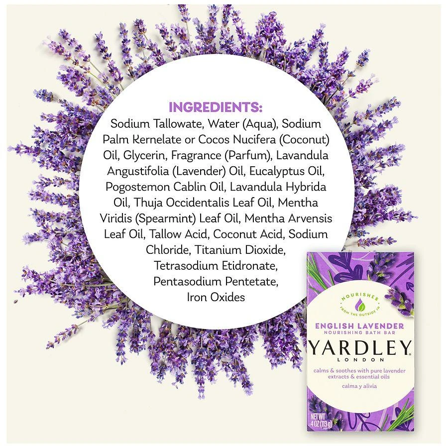 Yardley of London Nourishing Bath Bar English Lavender 4