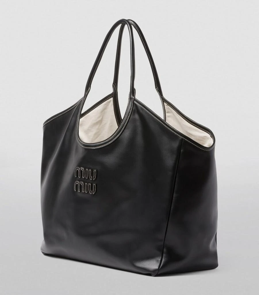 Miu Miu Leather Ivy Tote Bag 2