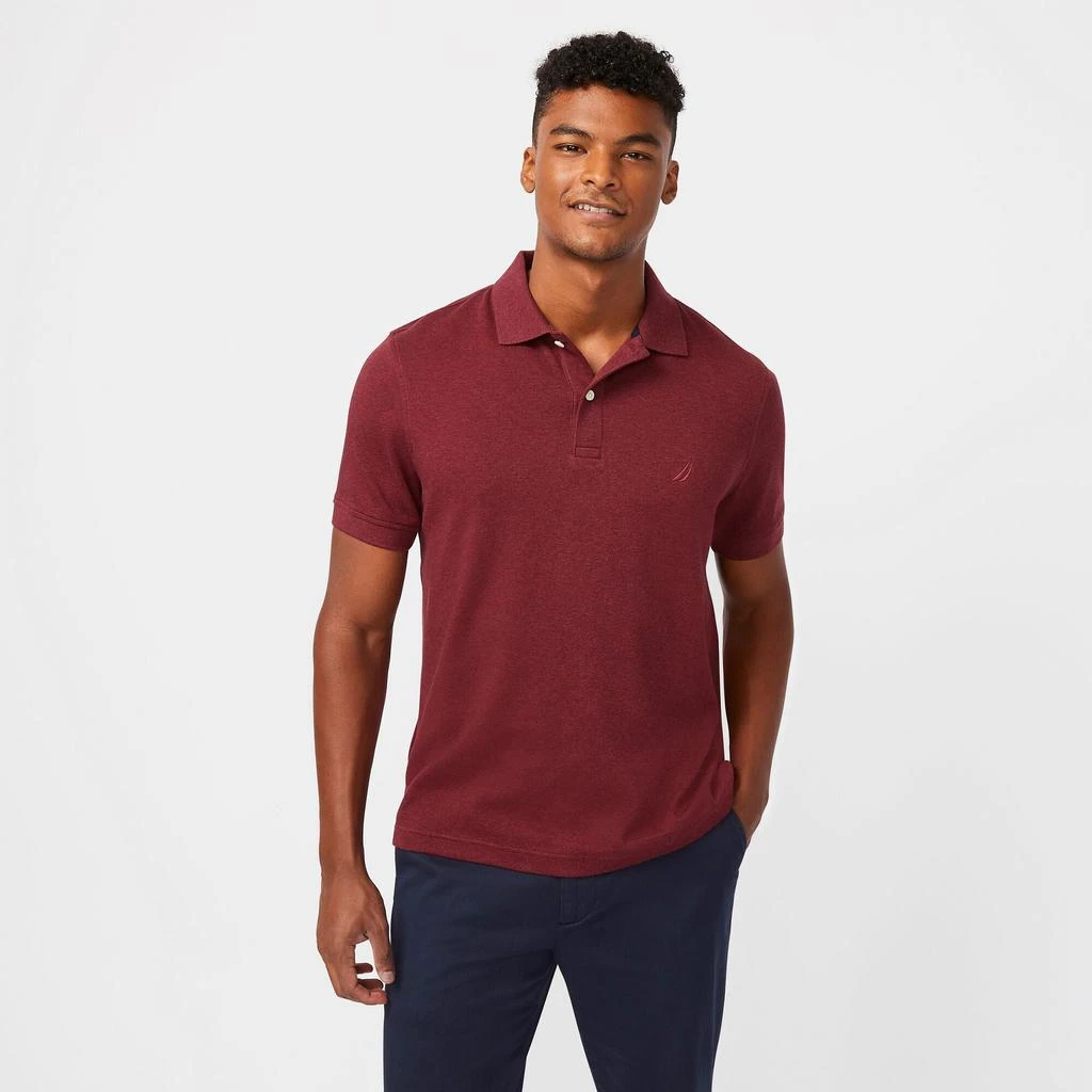 Nautica Mens Big & Tall Classic Fit Interlock Polo 1