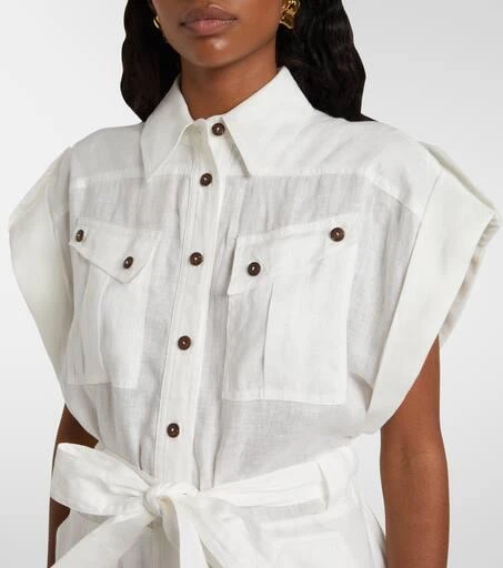 Zimmermann Linen playsuit 4