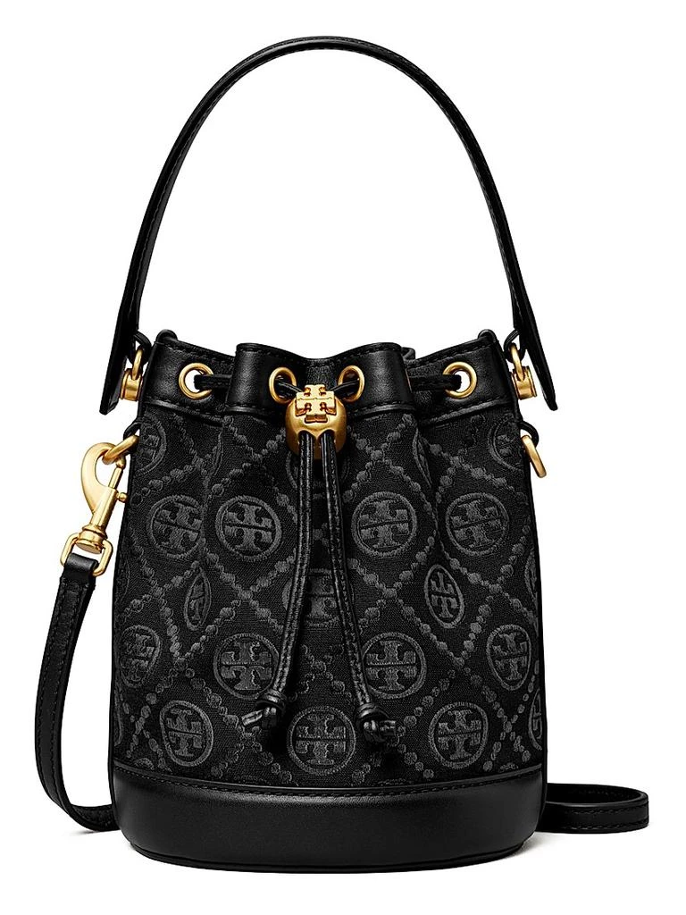 Tory Burch Mini T Monogram Bucket Bag 1