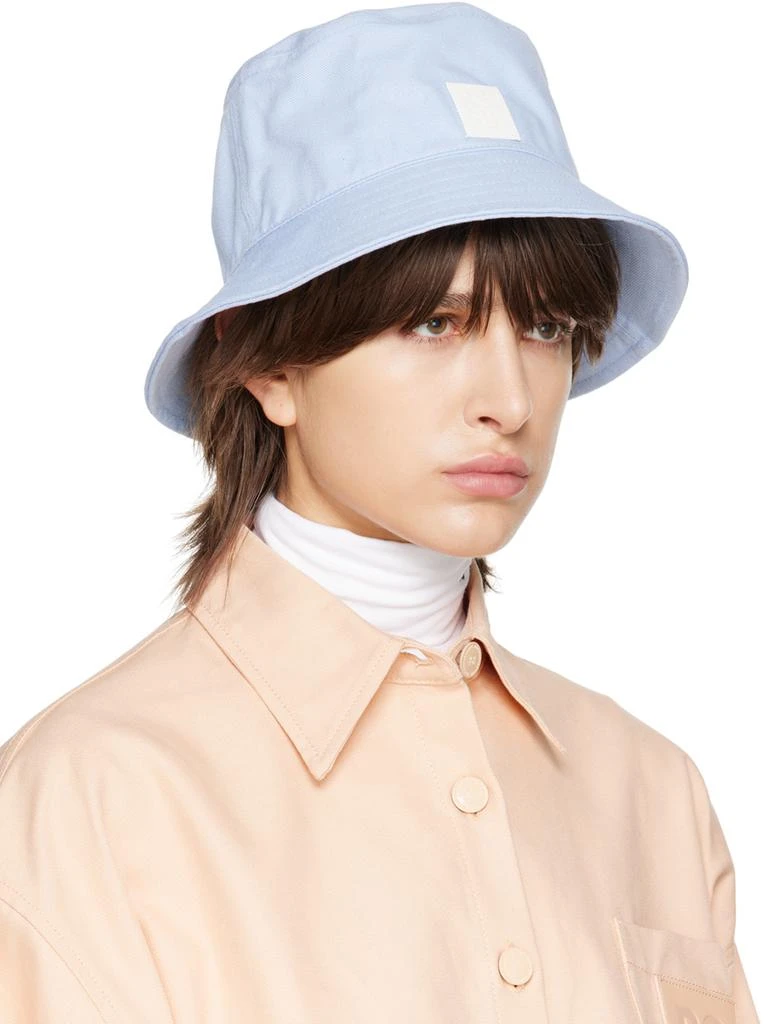 RAF SIMONS Blue Patch Bucket Hat 2