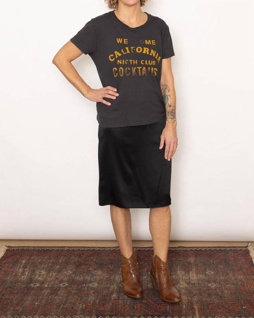6397 6397 - Bias Drawstring Skirt