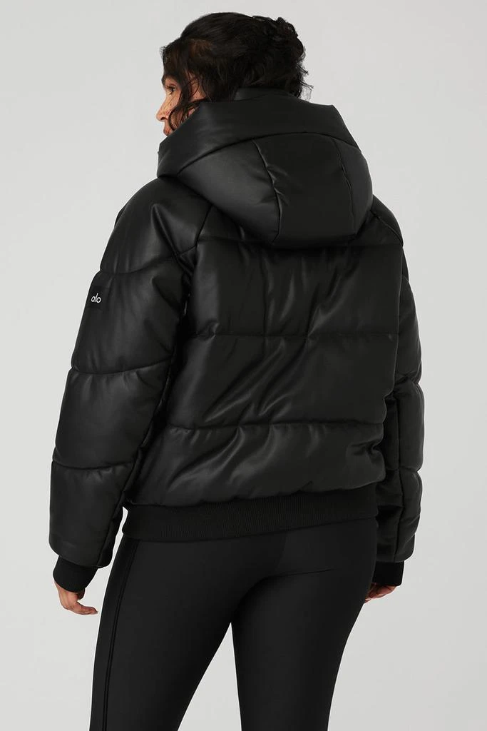 Alo Faux Leather Boss Puffer - Black 6