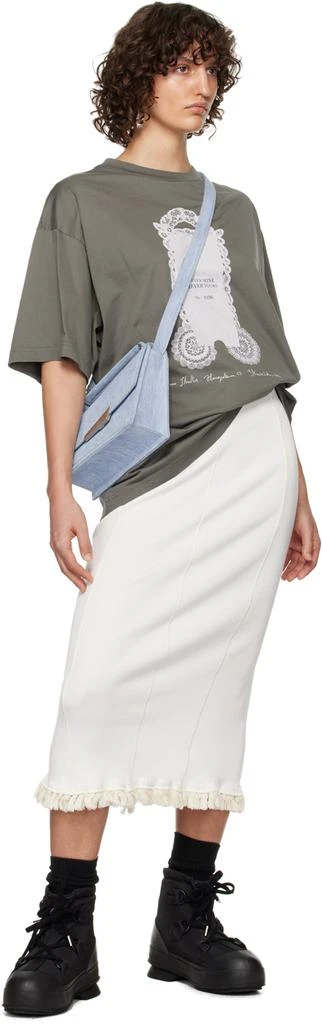 Acne Studios Gray Printed T-Shirt 5