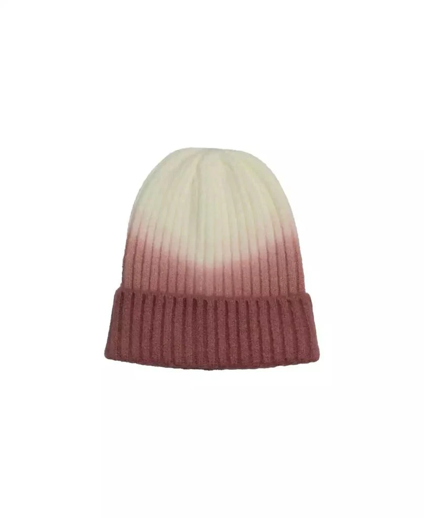 MARCUS ADLER Women's Ombre Rib Detail Cuffed Beanie 1