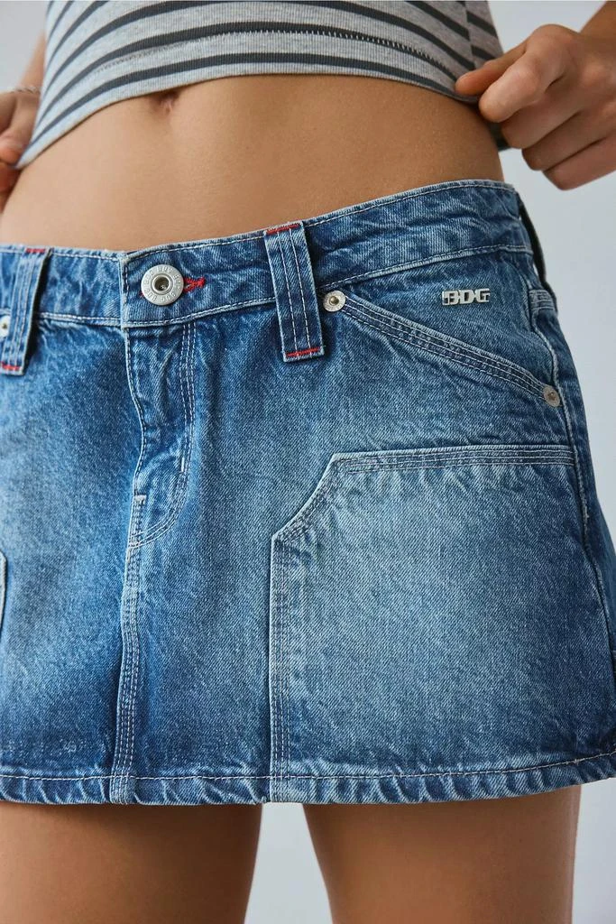 BDG BDG Carpenter Low-Rise Denim Micro Mini Skirt 4