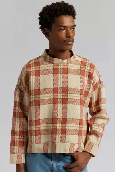 Monitaly Monitaly Santa Monica Plaid Crew Neck Sweatshirt 1