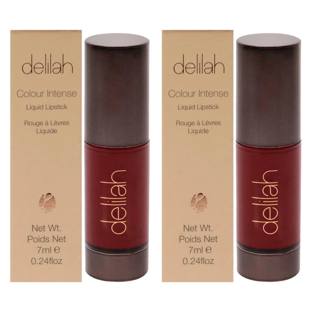 Delilah Colour Intense Liquid Lipstick - Retro by  for Women - 0.24 oz Lipstick - Pack of 2 1