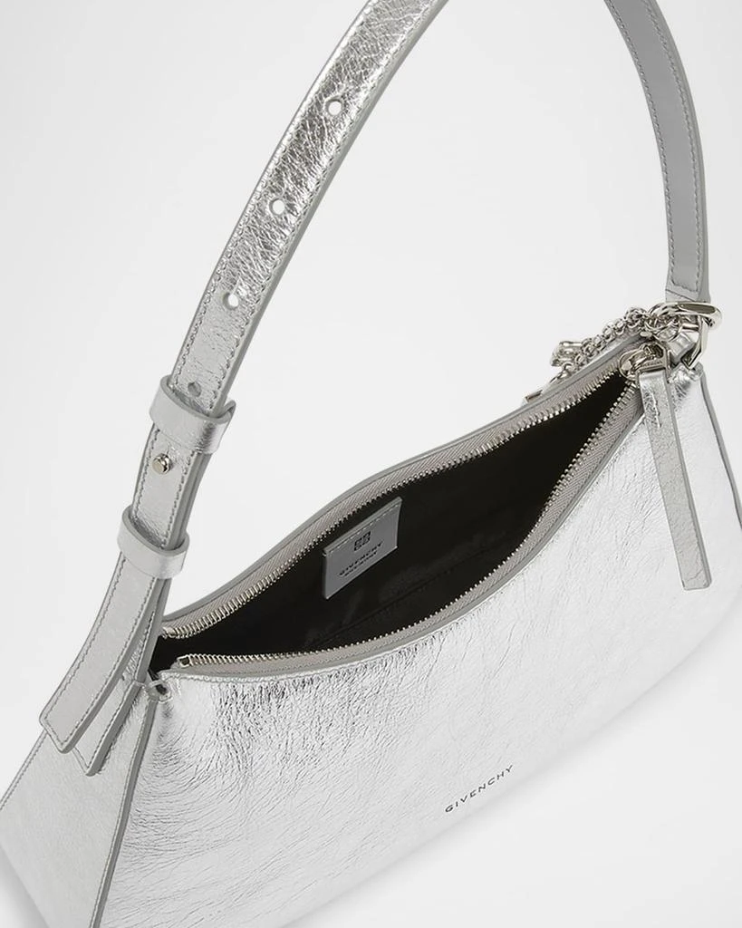 Givenchy Lucky Small Lock Shoulder Bag in Metallic Leather 4