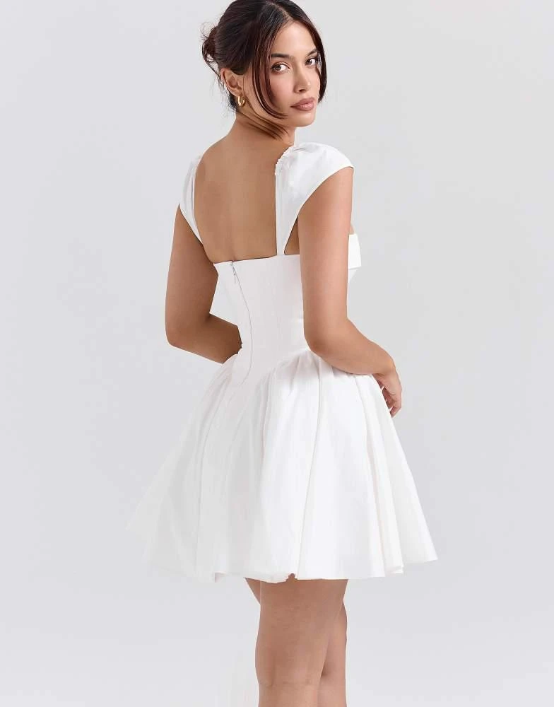 House of CB House of CB Florence cotton corset mini dress in white - Dresses  & Skirts - Free Shipping - BeyondStyle