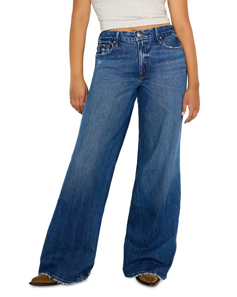 Good American Good Skate High Rise Wide Leg Jeans in I713 1