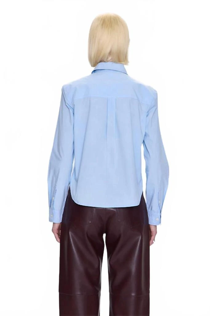 PISTOLA Ines Soft Blazer Shirt In City Blue 2