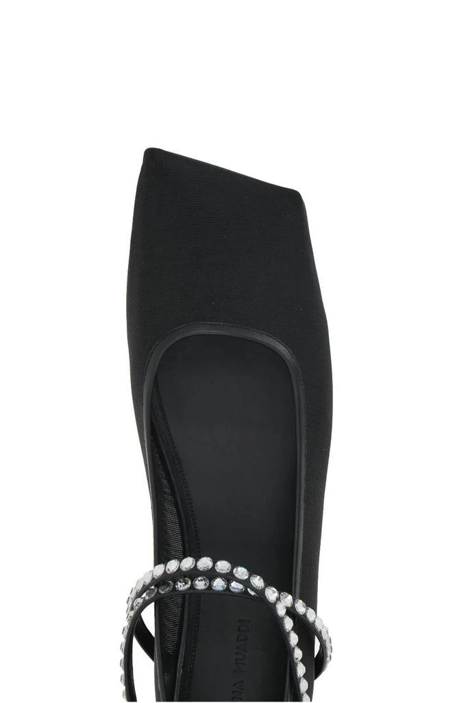 Amina Muaddi Amina Muaddi Flat Shoes 1