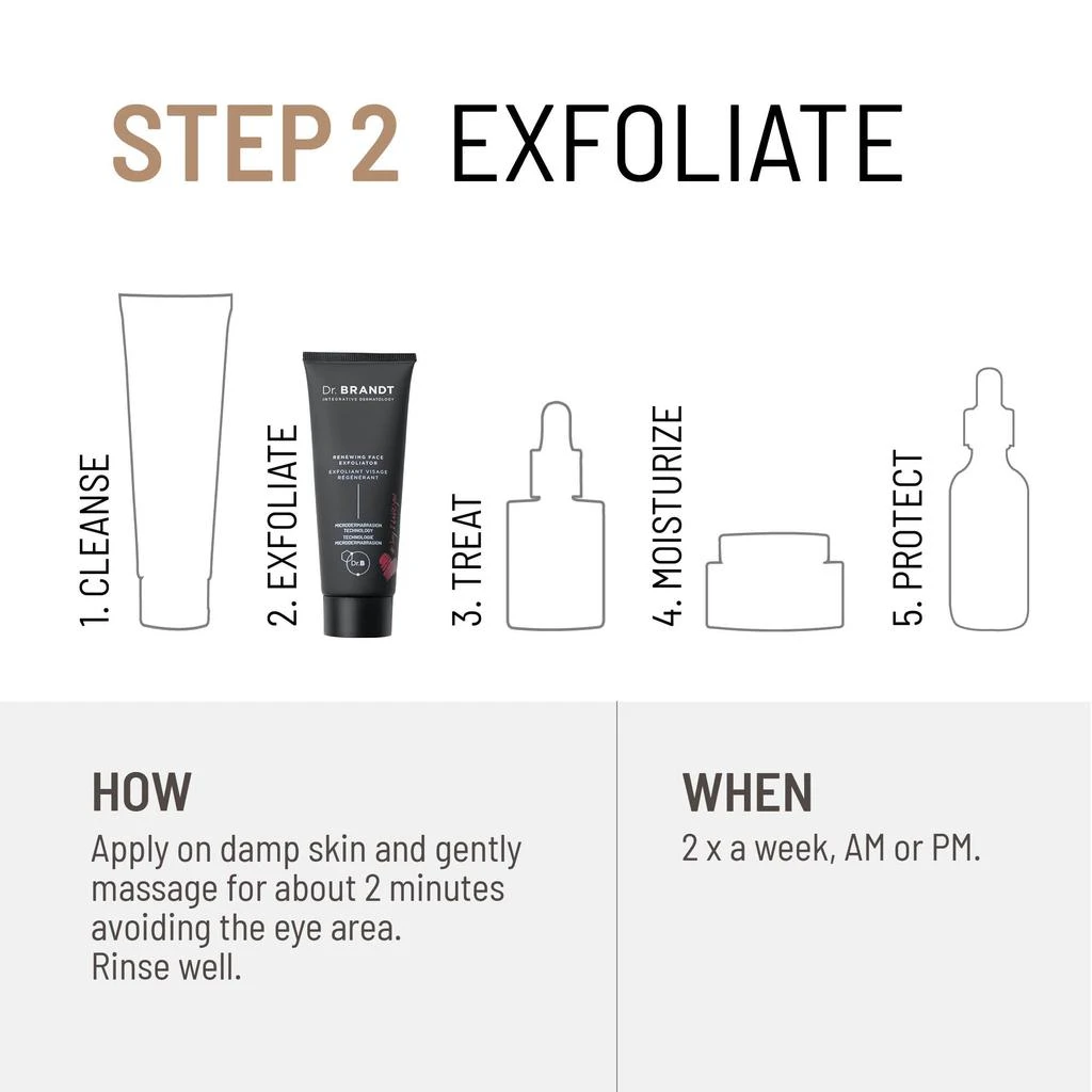 Dr. Brandt Skincare GENTLE FACE EXFOLIATOR 9