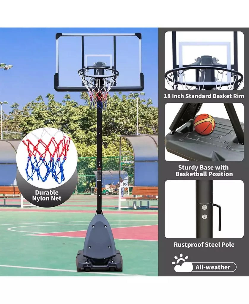 Streamdale Furniture Streamdale Professional Basketball System Durable, Adjustable, Indoor/Outdoor 7