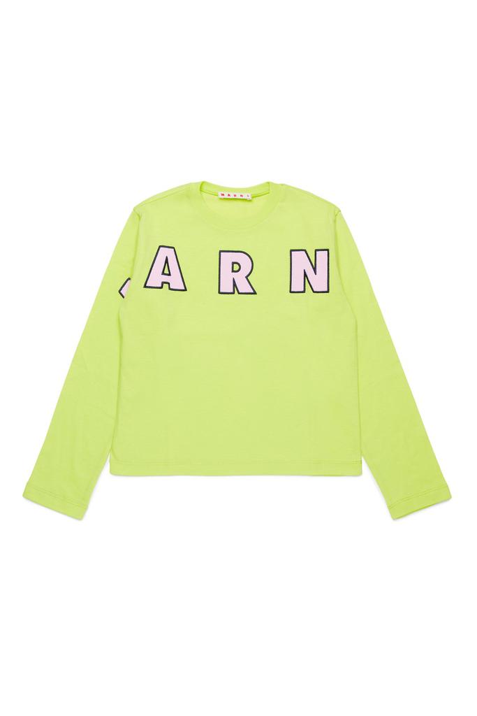 Marni Marni Kids Logo-Printed Long-Sleeved T-Shirt - Kid's
