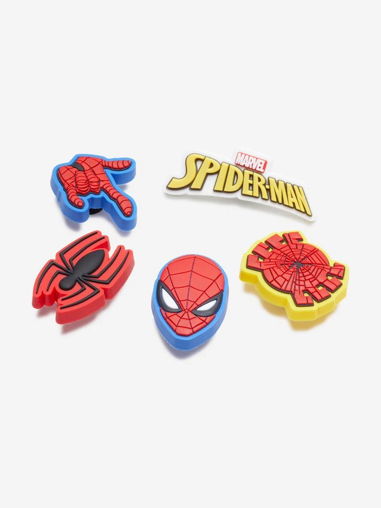 Crocs Crocs Kids Spider Man Jibbitz™ Charm 5 Pack in Multicolour 1