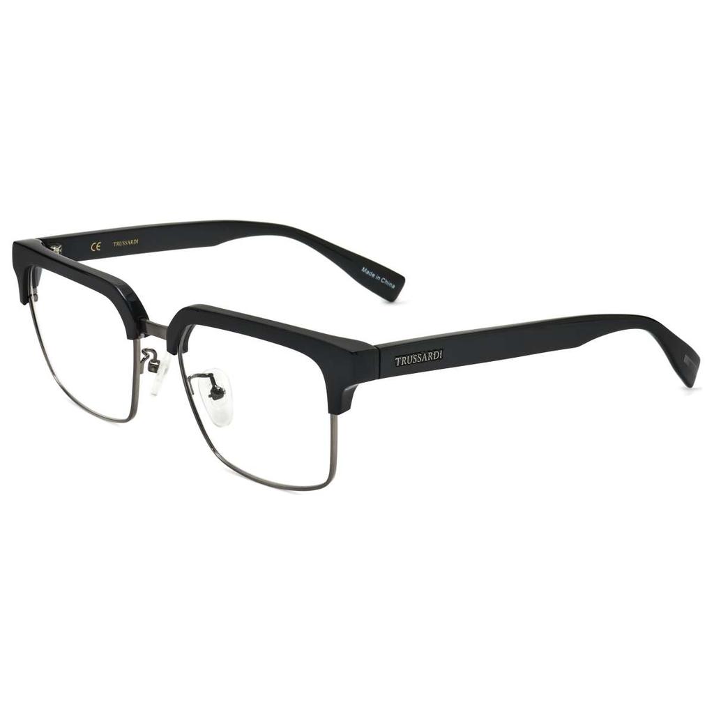 TRUSSARDI Trussardi Men's Black Rectangular Opticals