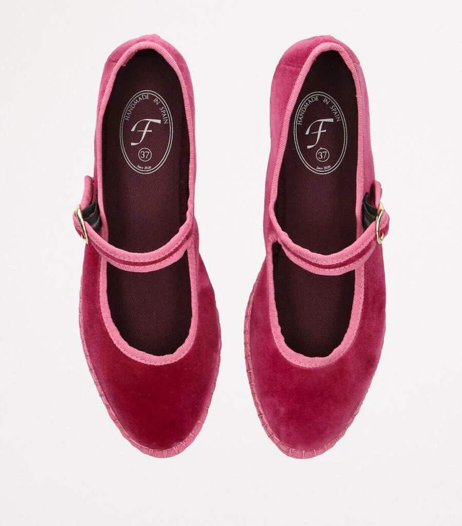 Flabelus Velvet Frances Mary Janes 4