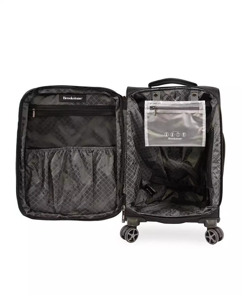 Brookstone Elswood 21" Softside Carry-On Luggage with Charging Port 3