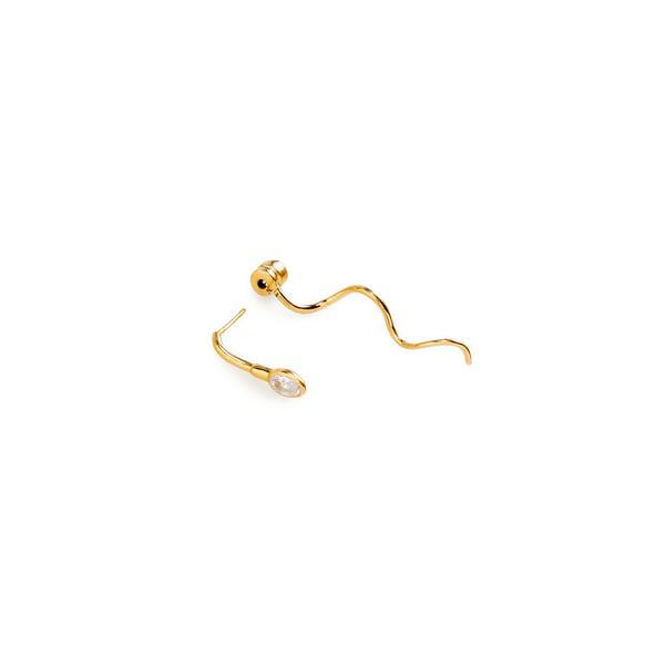 Alan Crocetti Brass earring