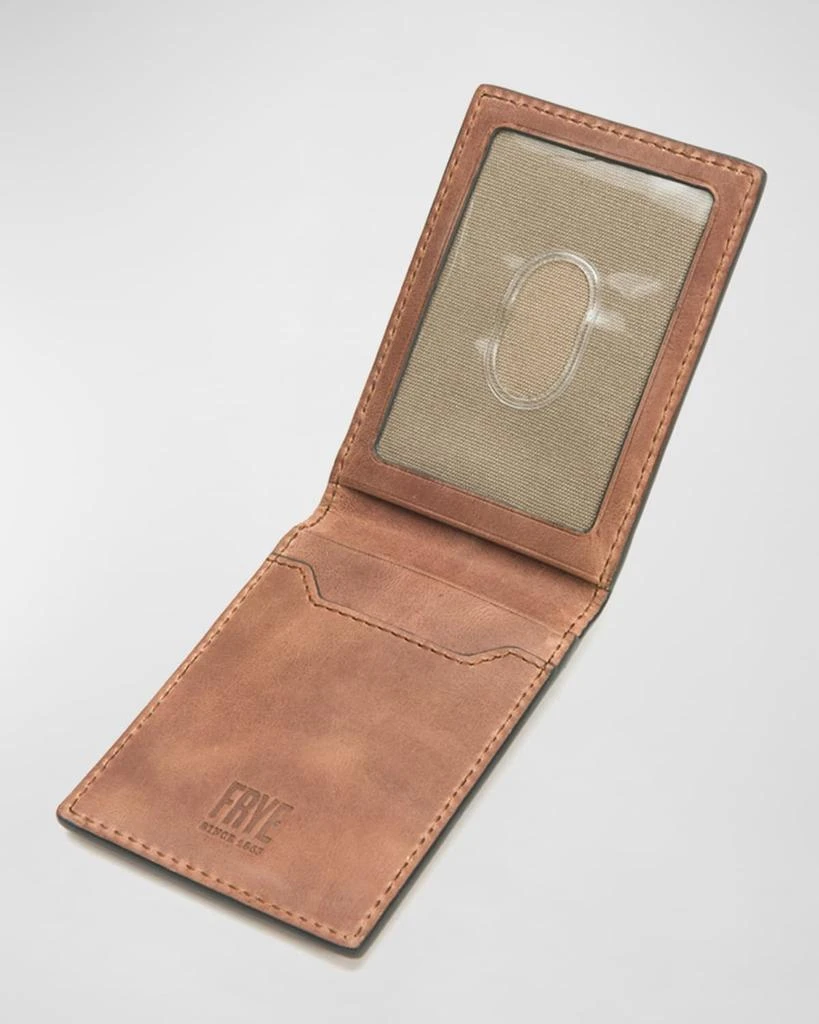 Frye Men's Holden Burnished Leather Folded Card Case 2