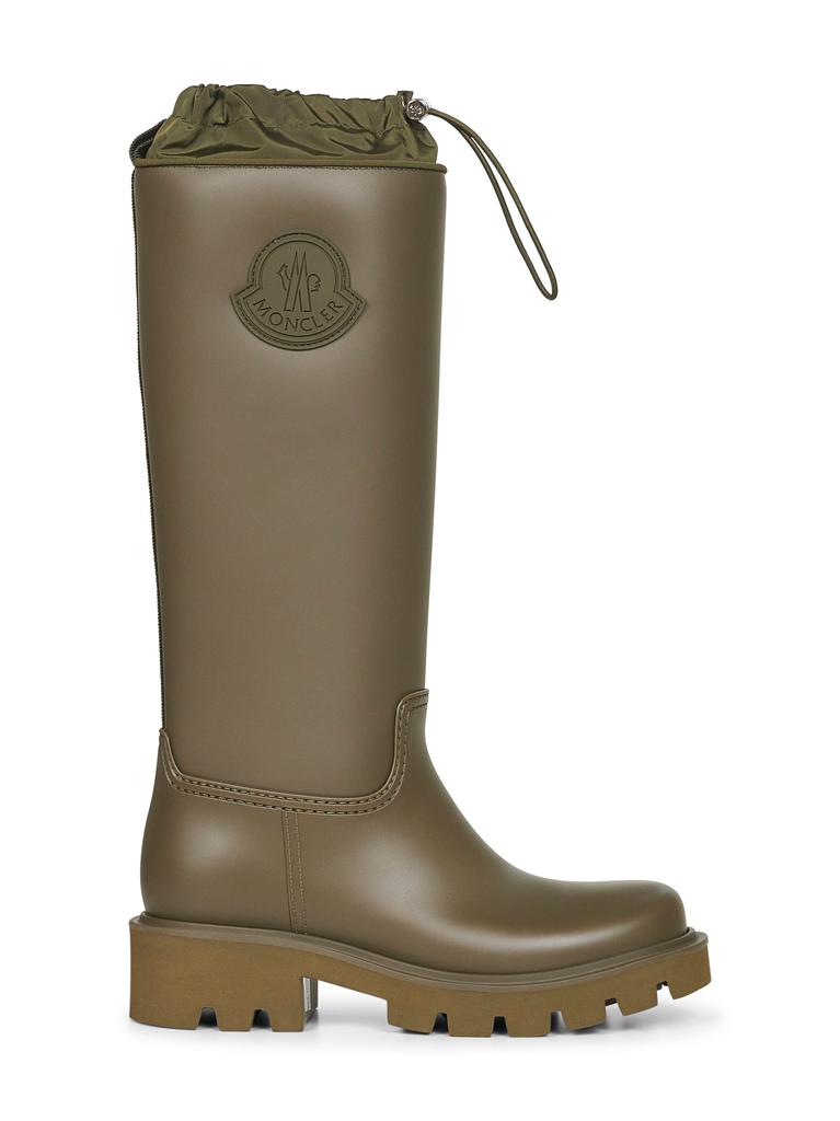 Moncler MONCLER | Olive green Kickstream High rain boots | Women | 36