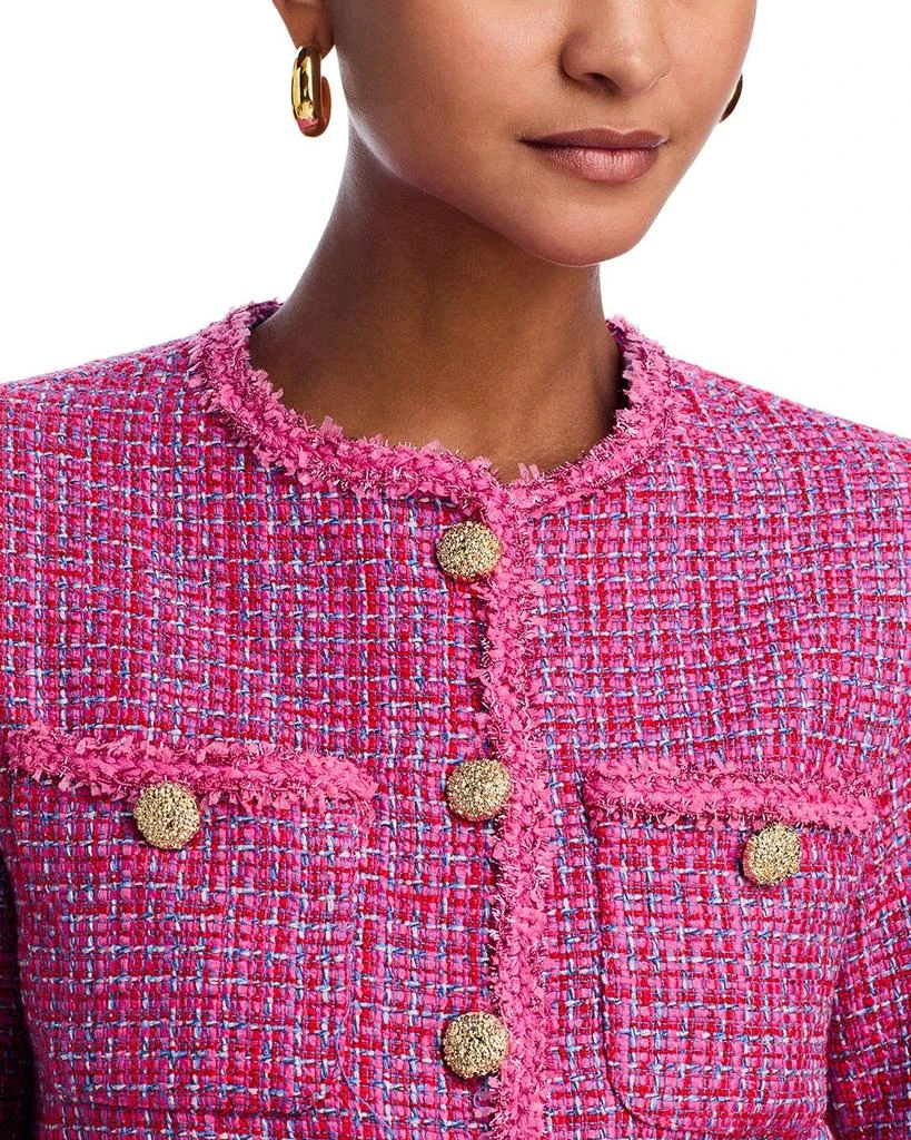 AQUA Four Pocket Tweed Jacket - Exclusive 5