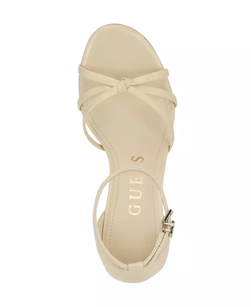 GUESS Women's Spring Strappy Knot Stiletto Sandals 5