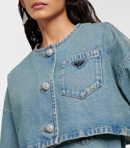 Prada Cropped denim jacket - Jackets - Compare Prices from 9+