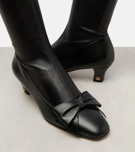 Valentino Bowow 45 leather over-the-knee boots 5