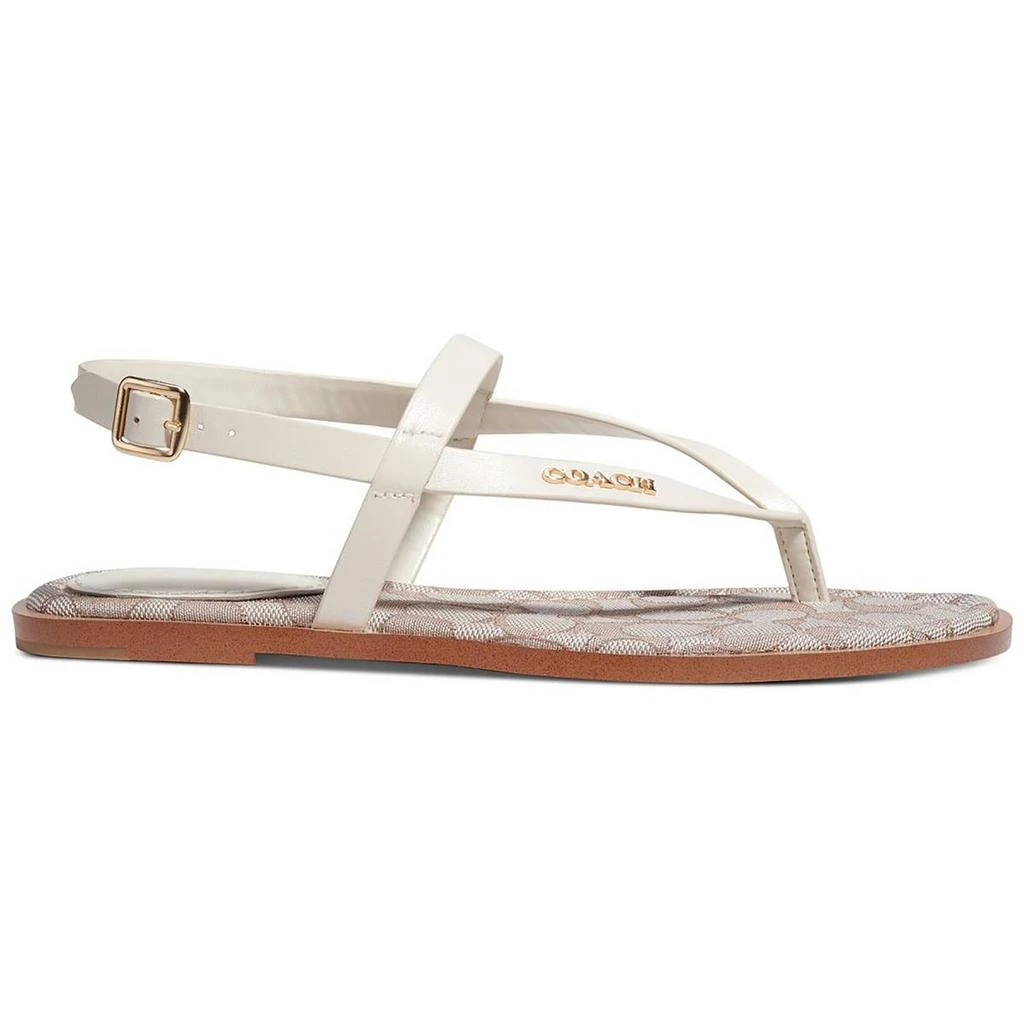 Coach Josie Womens Leather Logo Ankle Strap 2